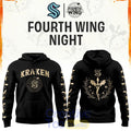 Seattle Kraken Fourth Wings Night Limited Edition Hoodie