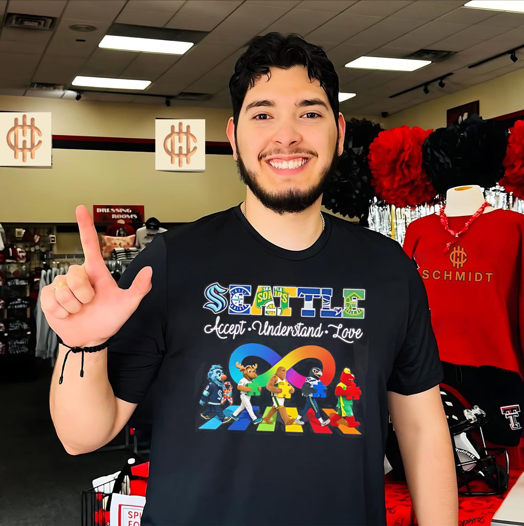 Seattle Sports accept understand love mascot shirt