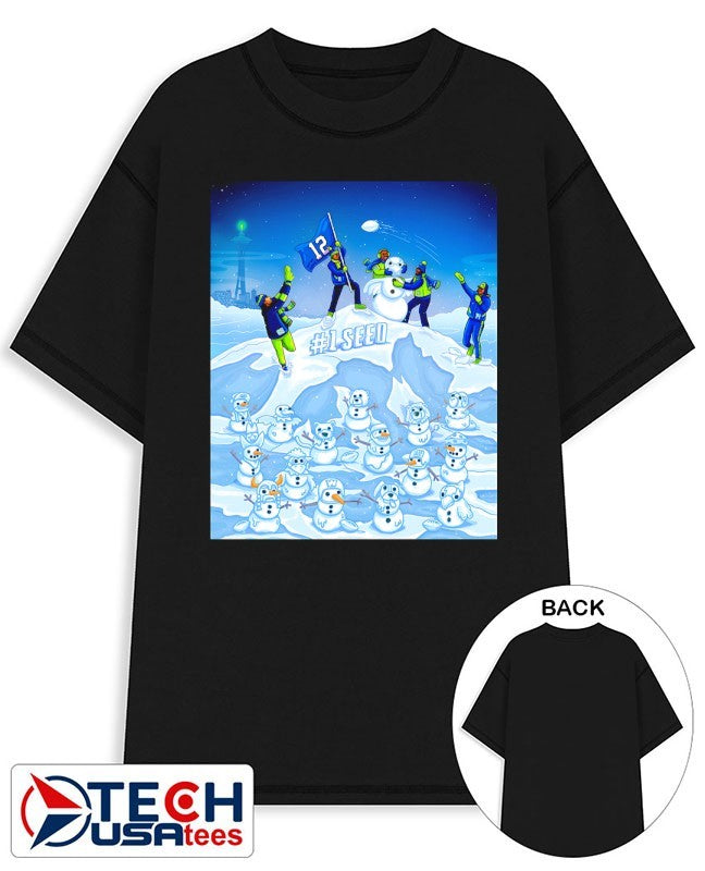 Seattle on top #1 Seed Seatlte Mariners shirt