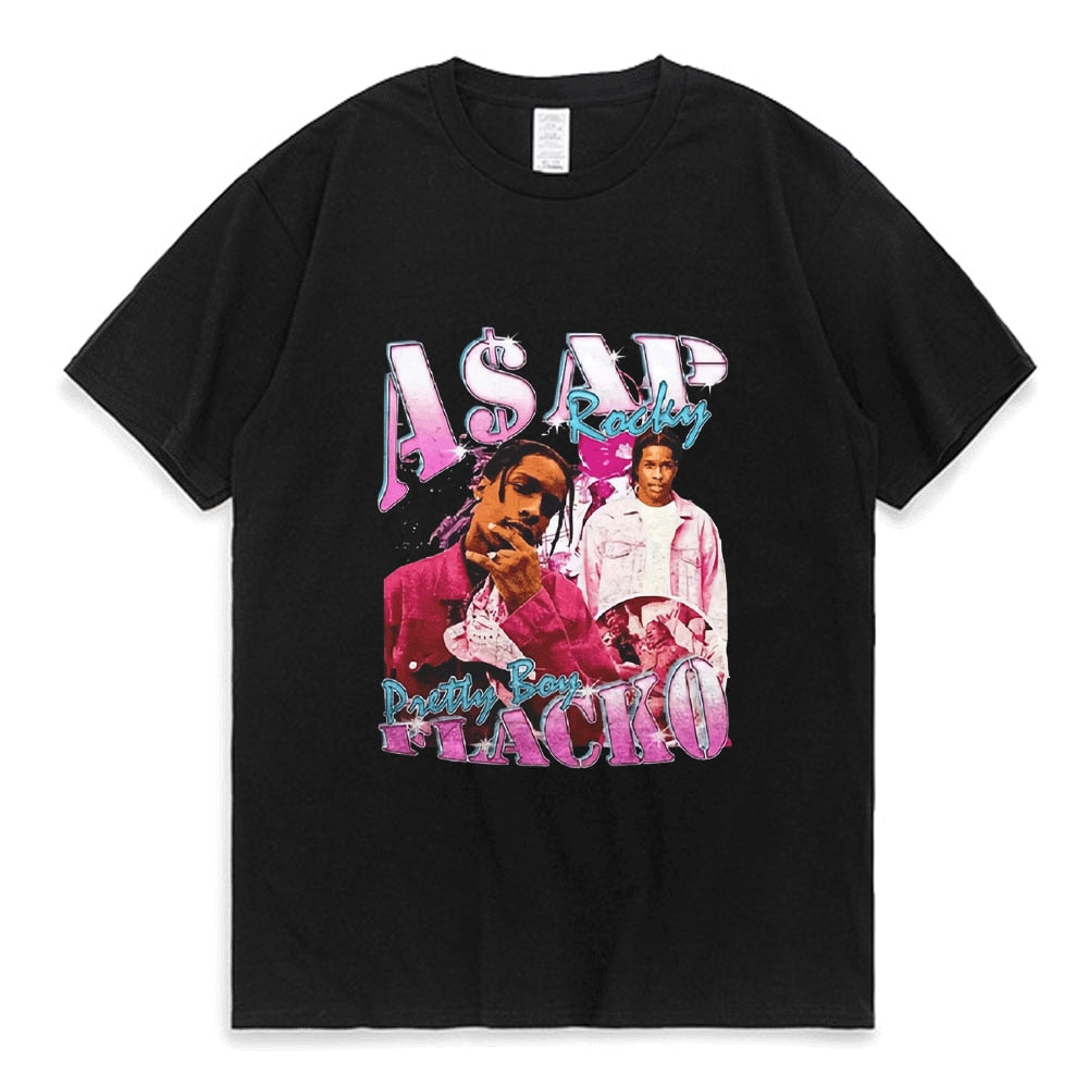 Asap Rocky T Shirt Fashion Streetwear Vintage Punk Hip Hop Hoodie, Sweatshirt | CoreVibeTees.com (Image 4)