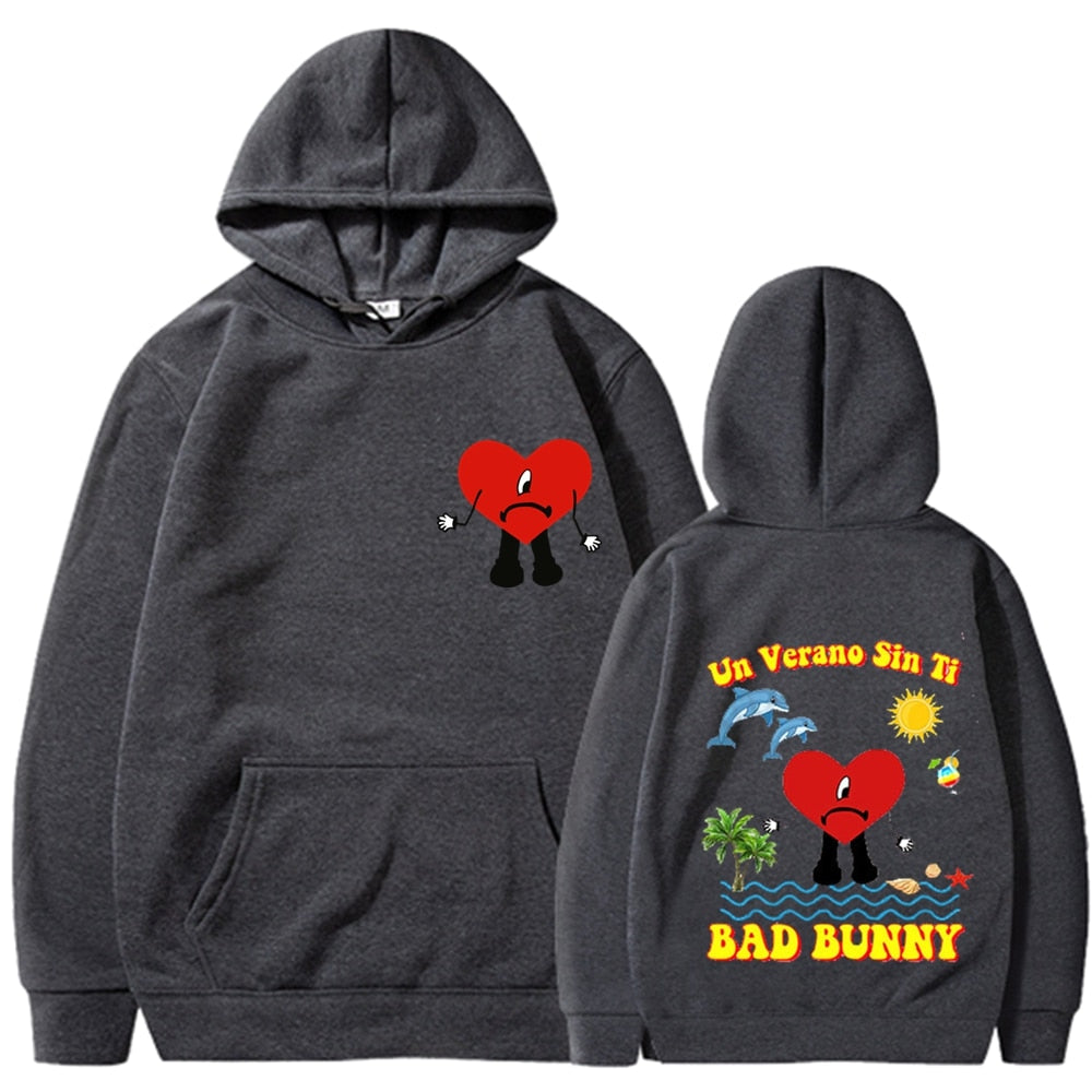 Un Verano Sin Ti Hoodie Bad Bunny Hoodie T-Shirts, Sweatshirt | CoreVibeTees.com (Image 2)