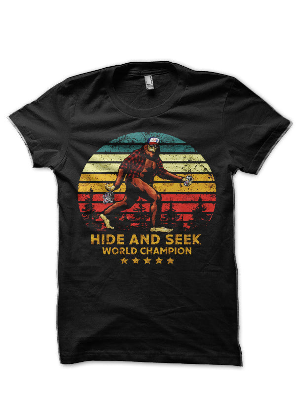 Hide And Seek World Champion Black T-Shirt Hoodie, Sweatshirt | CoreVibeTees.com