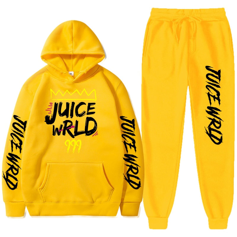 Juice WRLD Hoodies Pullover Joggers Sweatpants Casual Tracksuit Black typography T-Shirts, Sweatshirt (Image 3)