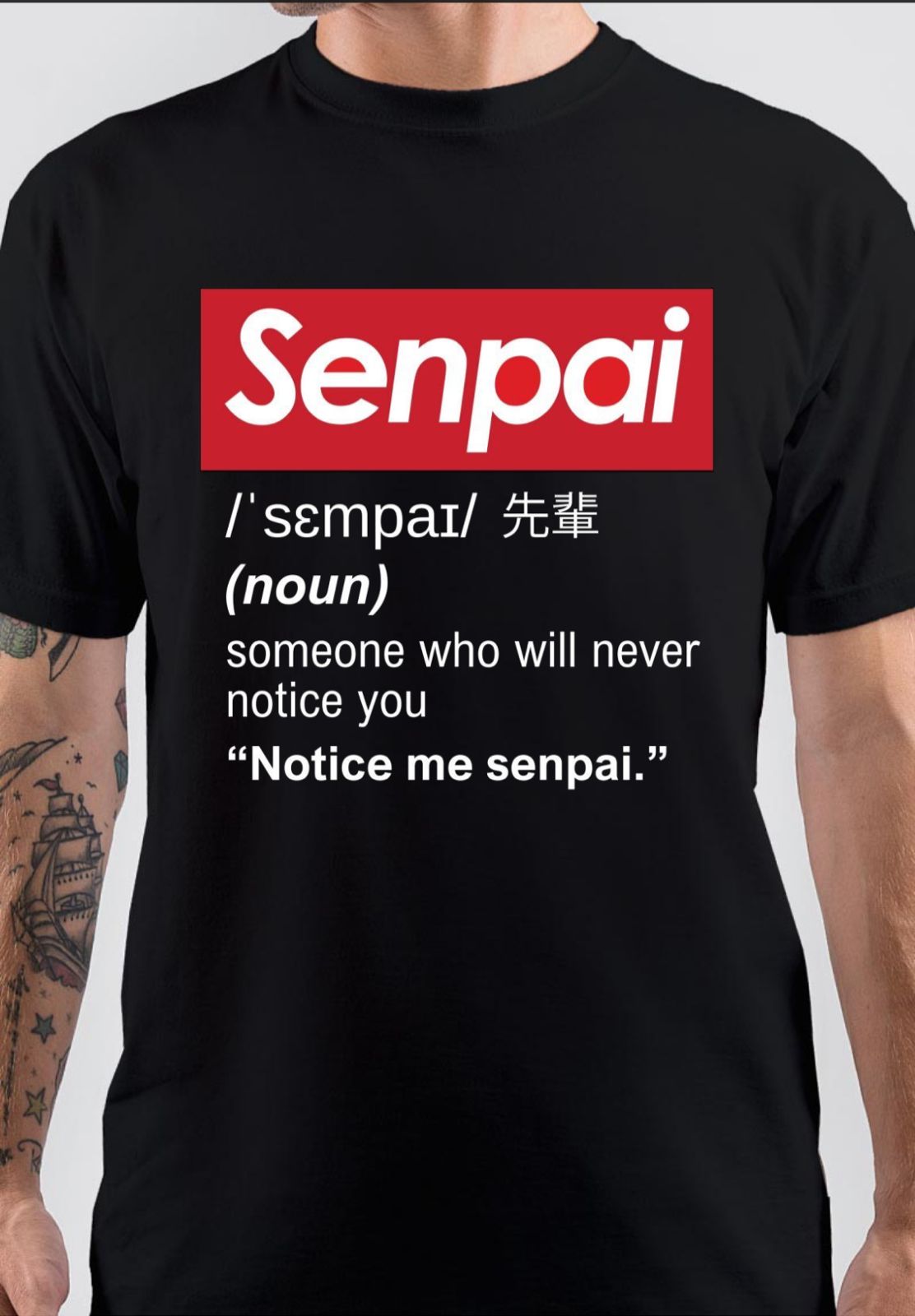 Senpai T-Shirt Hoodie, Sweatshirt | CoreVibeTees.com