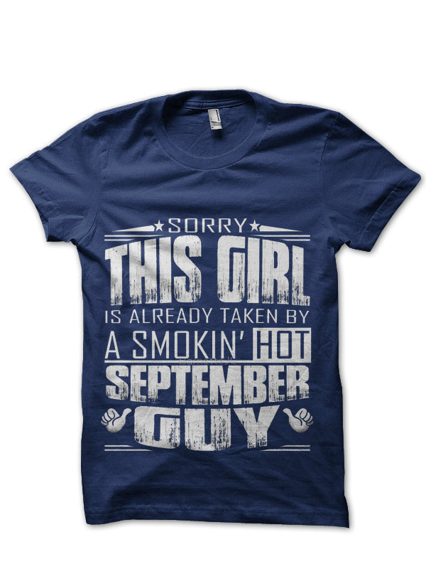 Smoking Hot September Guy T-Shirt Hoodie, Sweatshirt | CoreVibeTees.com