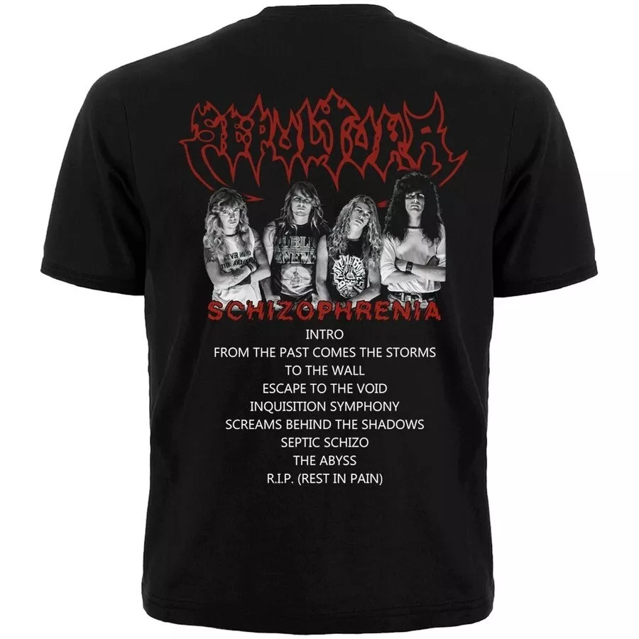 Sepultura Schizophrenia T-Shirt Hoodie, Sweatshirt | CoreVibeTees.com (Image 2)