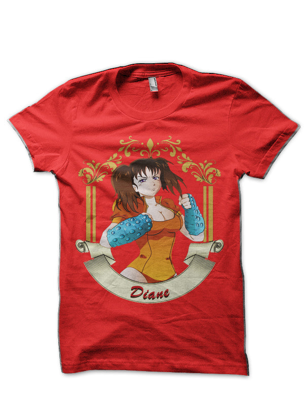 Diane â€“ Seven deadly Sins Red T-Shirt Hoodie, Sweatshirt | CoreVibeTees.com