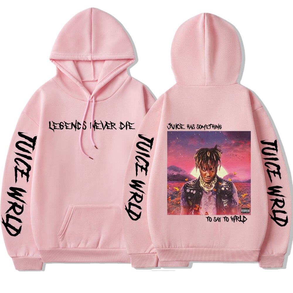 Juice WRLD Hoodie â€œLegends Never Dieâ€ T-Shirts, Sweatshirt | CoreVibeTees.com (Image 3)