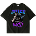 Juice Wrld Smile and Cry Vintage Oversized T Shirt Streetwear Hoodie, Sweatshirt | CoreVibeTees.com (Image 1)