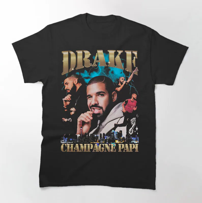 Drake Vintage Retro T-shirt Hoodie, Sweatshirt | CoreVibeTees.com (Image 2)