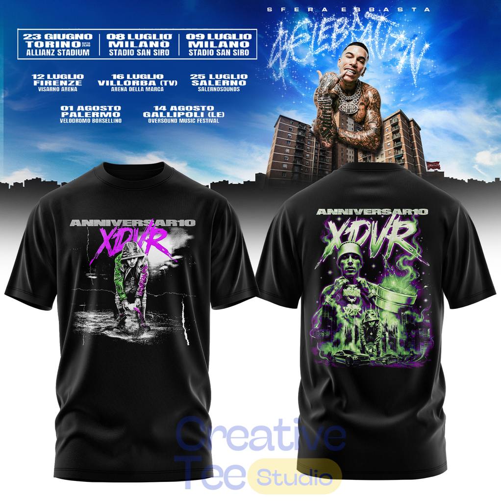 Sfera Ebbasta LEBRATION Tour Special T-Shirt