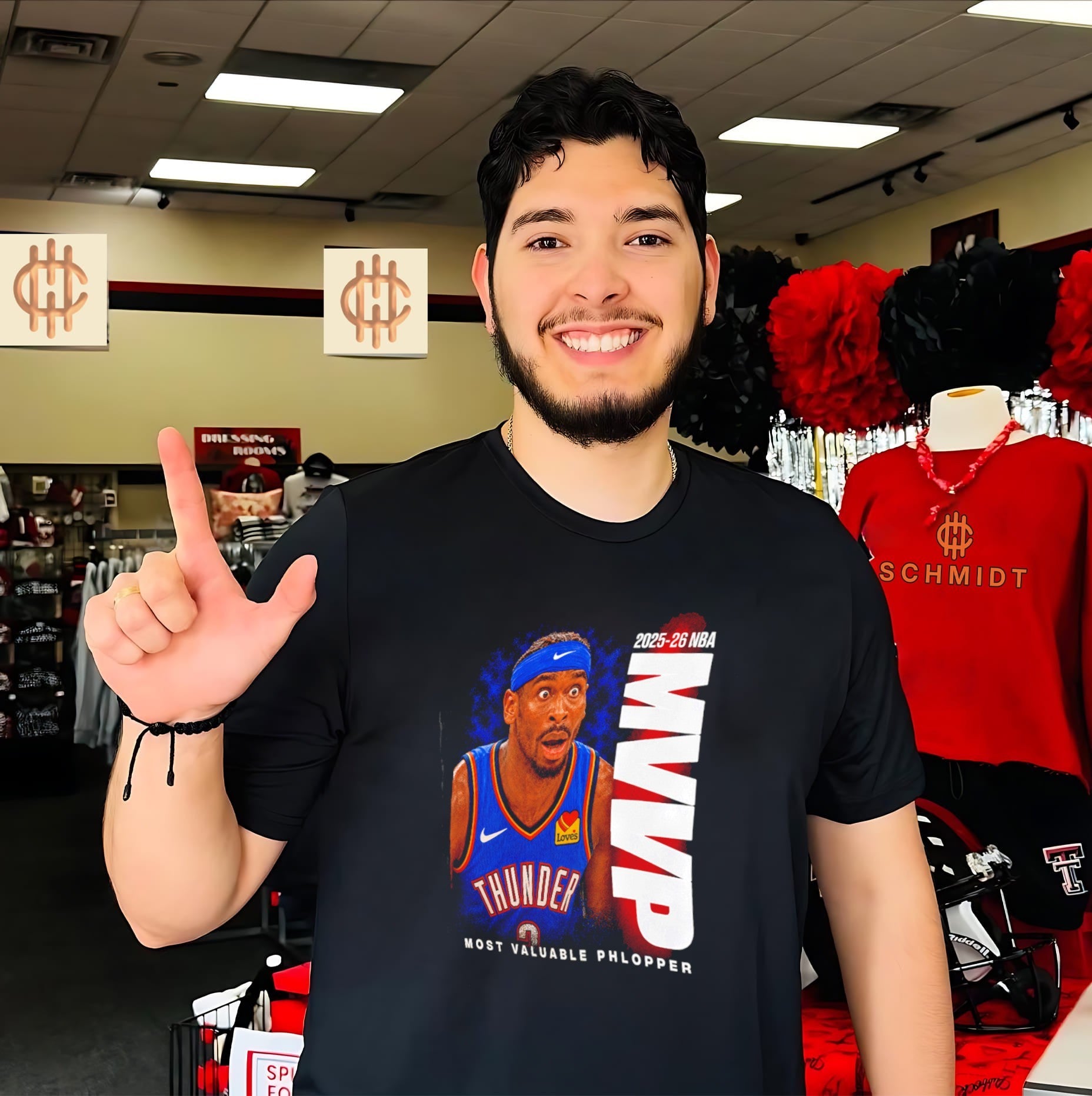 Shai Gilgeous-Alexander Thunder Most Valuable Phlopper shirt
