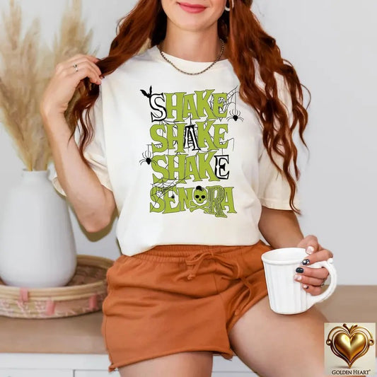 Shake Shake Shake Senora Shirt, Funny Halloween Shirt, Retro Halloween Shirt, Halloween Women's Shirt, Halloween Movie Shirt