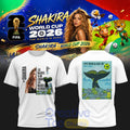 Shakira World Cup 2026 Ocean Pulse Futbol Heritage T-Shirt