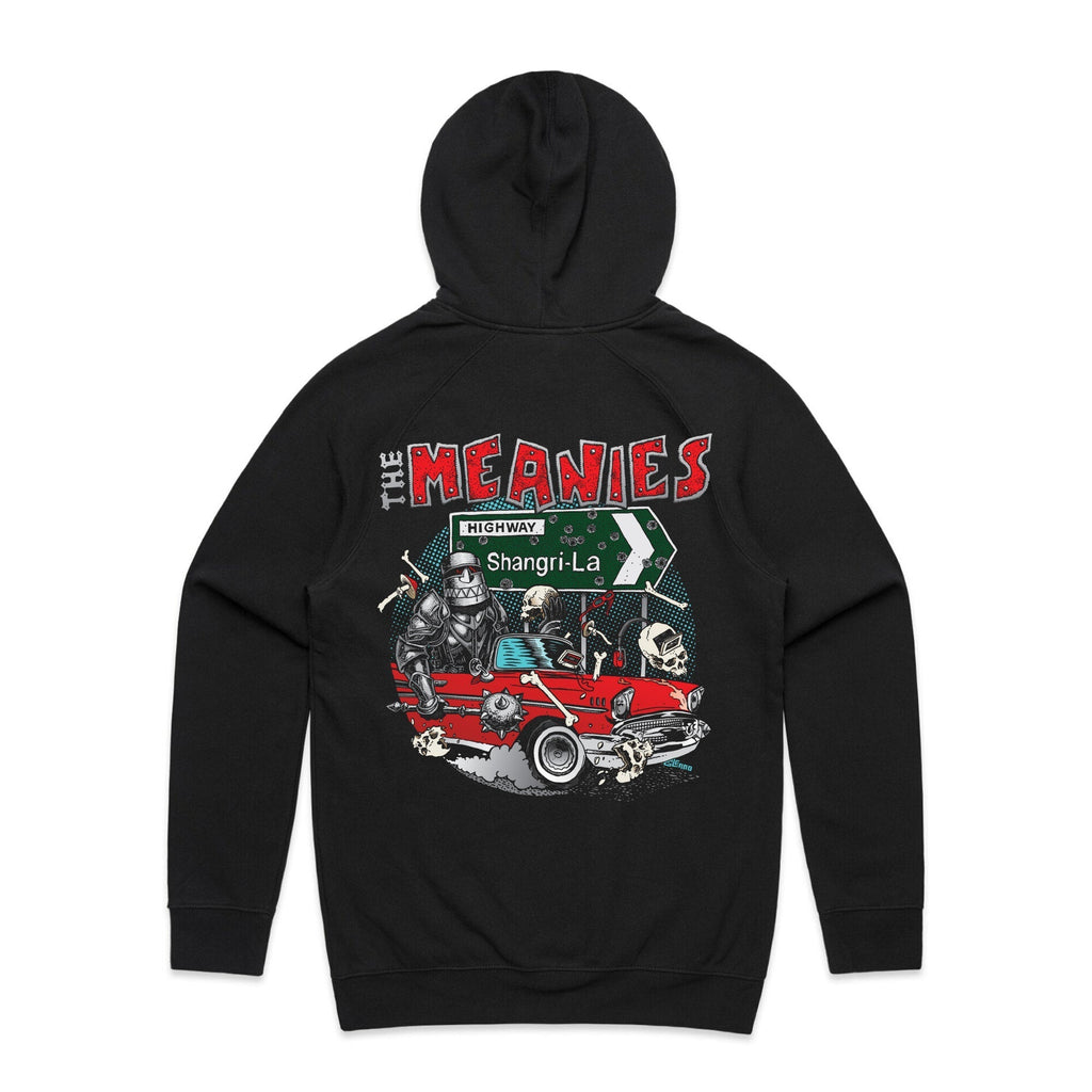 Shangri La Zip-Up Hoodie (Black) T-Shirts, Sweatshirt | CoreVibeTees.com (Image 3)