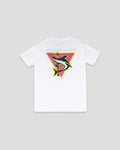 Shark Attack Youth T-Shirt (White) Hoodie, Sweatshirt | CoreVibeTees.com (Image 1)