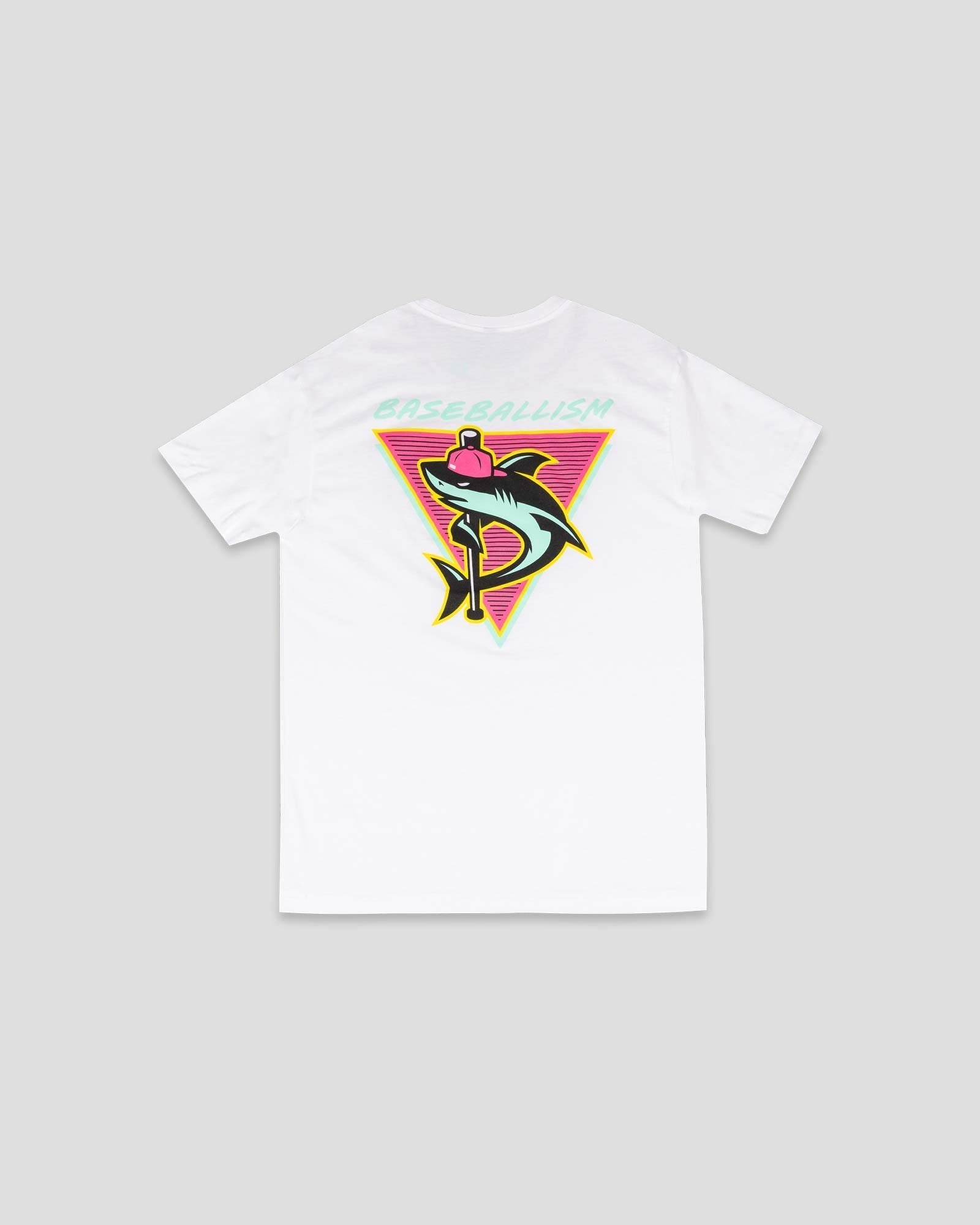 Shark Attack Youth T-Shirt (White) Hoodie, Sweatshirt | CoreVibeTees.com (Image 1)
