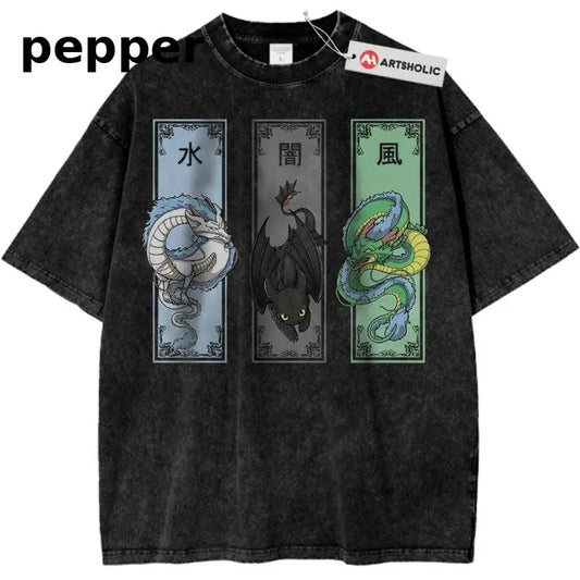 Shenron Shirt, Haku Shirt, Toothless Shirt, Dragon Shirt, Anime Shirt, Vintage T-Shirt Sweatshirt, Hoodie, Comfort Colors