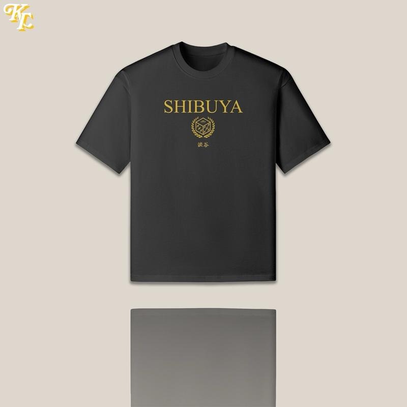 Shibuya Incident JuJutsu Kaisen JJK Anime Inspired Top Gojo Satoru Anime Manga Mens T-Shirt Menswear Clothing Cotton Tshirt Streetwear Cube Medium