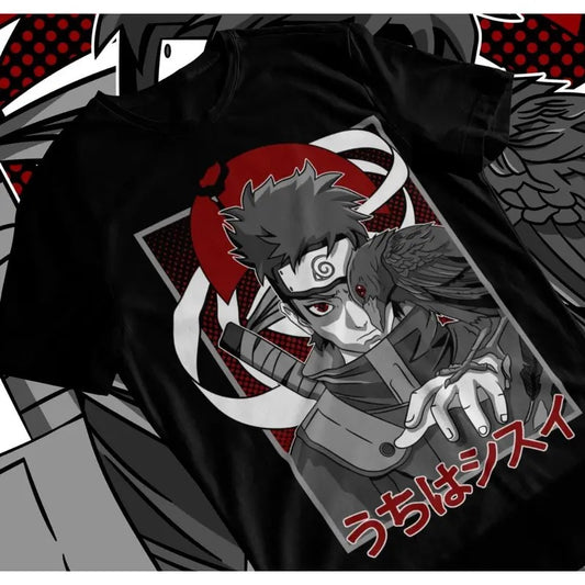 Shisui Uchiha Manga Strip Naruto Anime Manga Unisex Tshirt T-Shirt Soft Tee Menswear Top