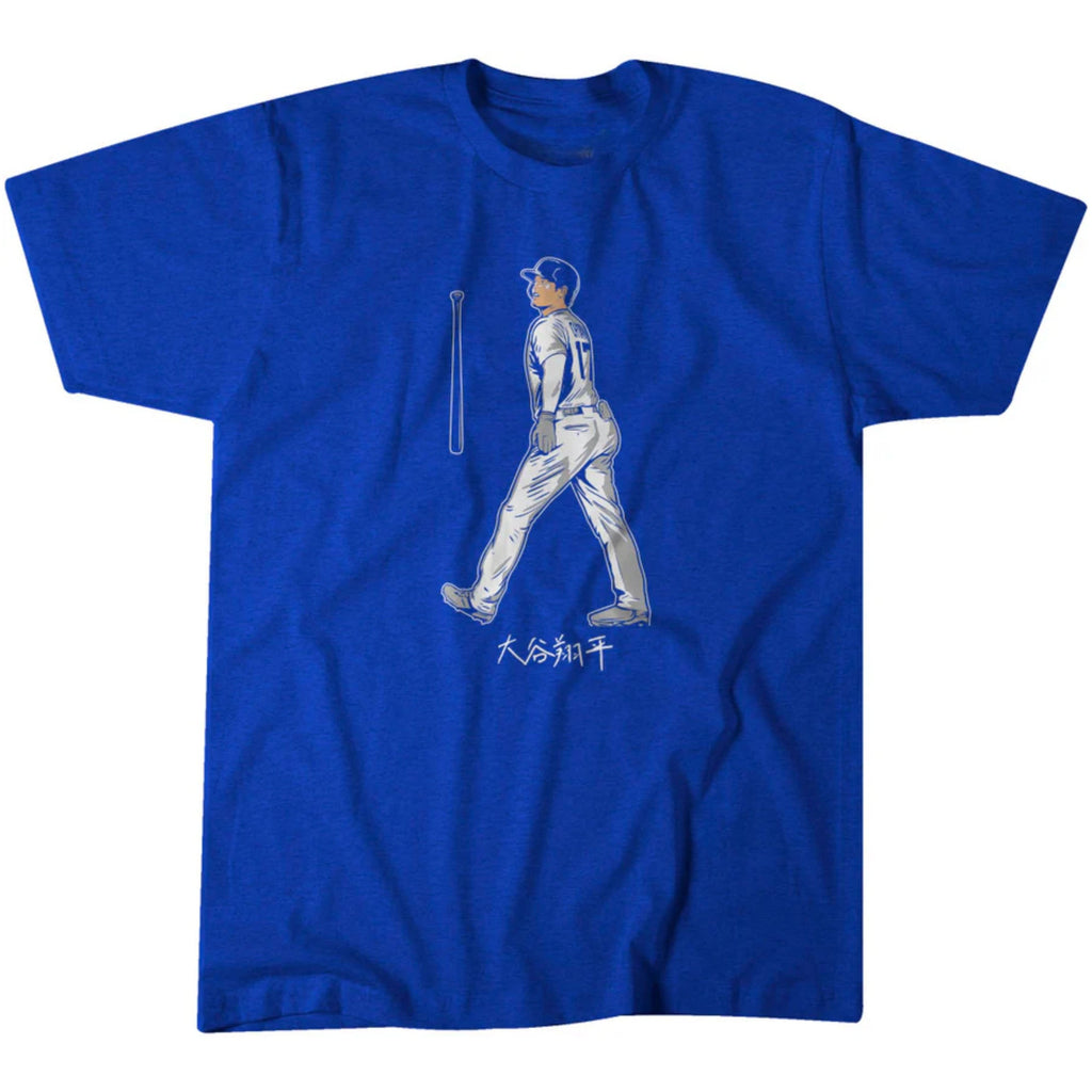 Shohei Ohtani - Bat Flip - Los Angeles Baseball Adult Unisex Tee Hoodie, Sweatshirt | CoreVibeTees.com (Image 1)