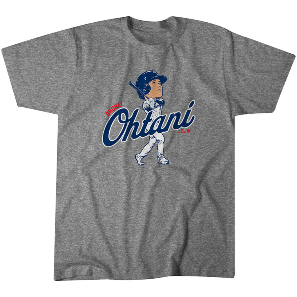 Shohei Ohtani - Batting Caricature - Los Angeles Baseball Adult Unisex Tee Hoodie, Sweatshirt | CoreVibeTees.com (Image 1)