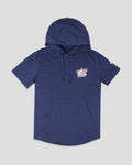 Short Sleeve Hoodie (Navy) - Baseballism x USA Baseball T-Shirts, Sweatshirt | CoreVibeTees.com (Image 1)