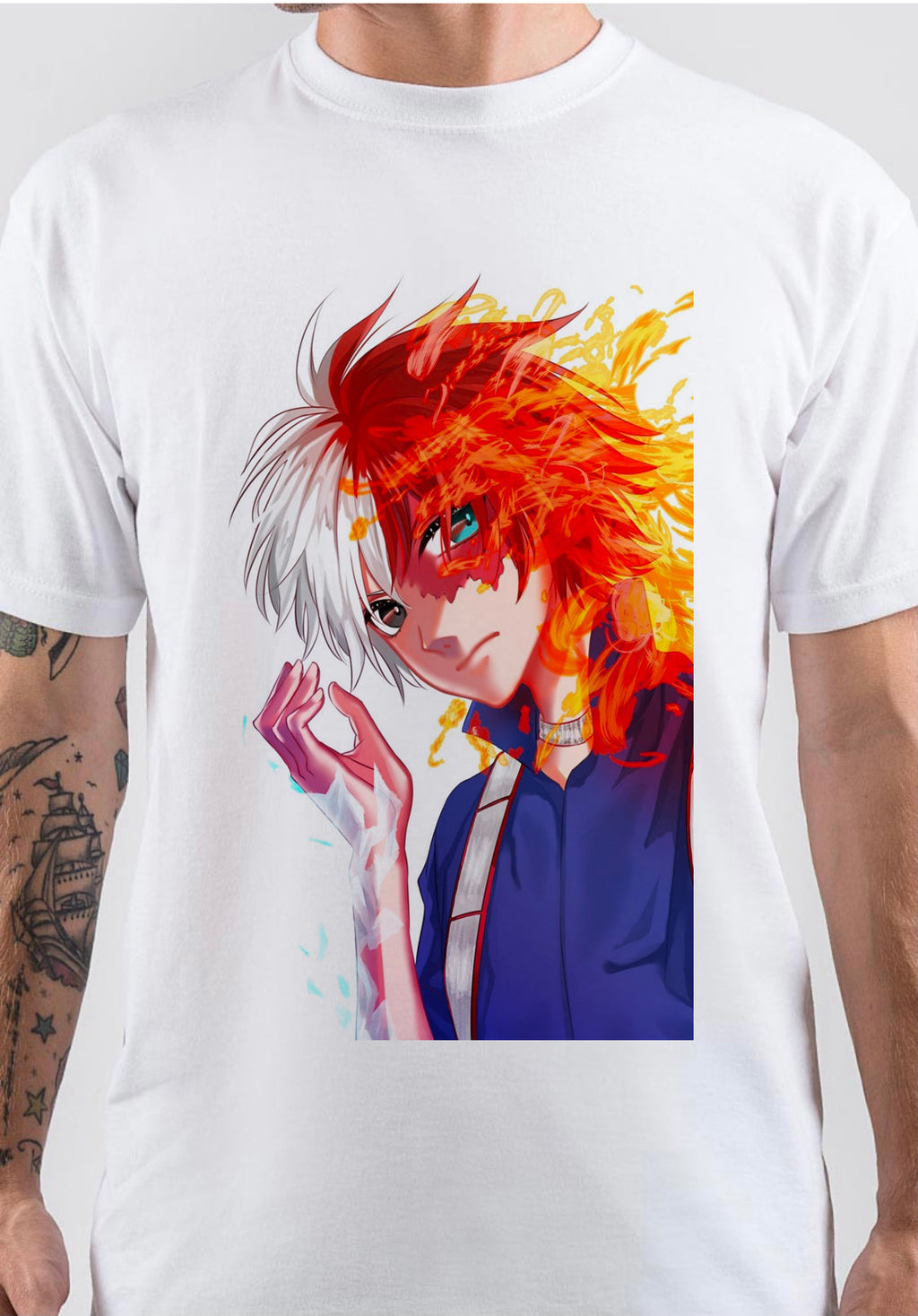 Shoto Todoroki My Hero Academia T-Shirt Hoodie, Sweatshirt | CoreVibeTees.com