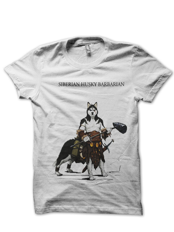 Siberian Husky Barbarian T-Shirt Hoodie, Sweatshirt | CoreVibeTees.com