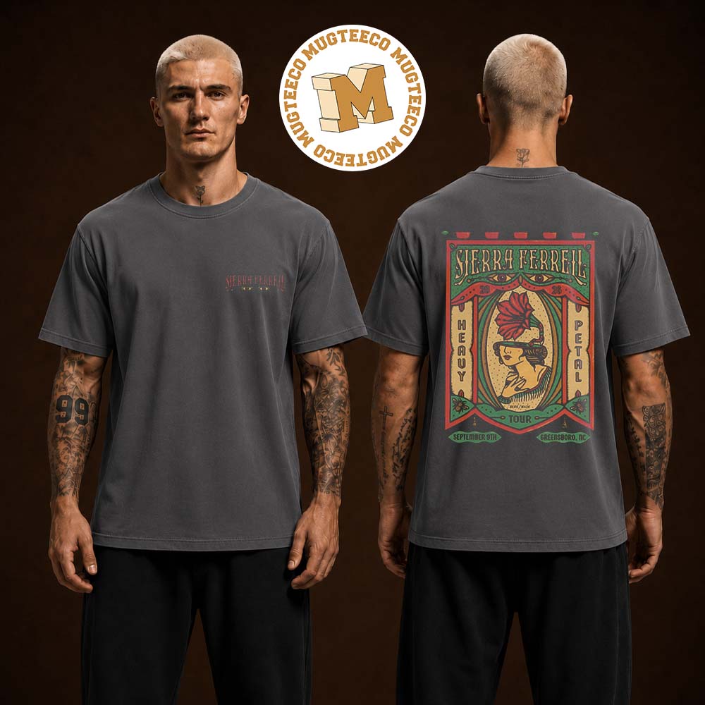Sierra Ferrell Greensboro NC 2026 Merch Tee Steven Tanger Center for the Performing Arts On September 9 2026 Two Sided Unisex T Shirt