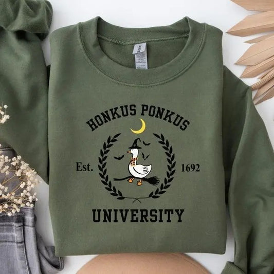 Silly Goose Shirt, Silly Goose On The Loose Sweatshirts, Honkus Ponkus Halloween Hoodie, Sweater Outfits