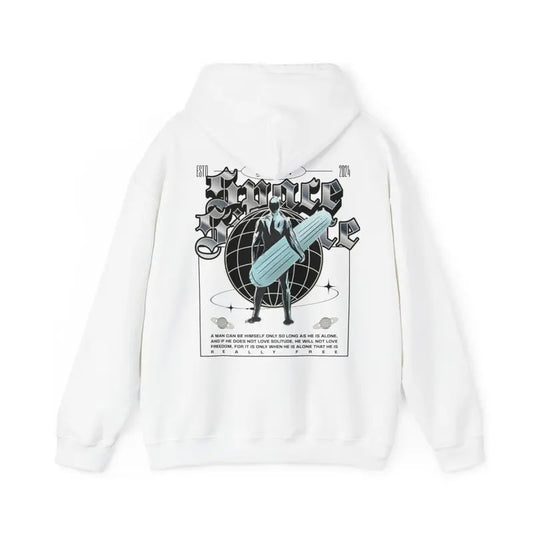 Silver isolation hoodie