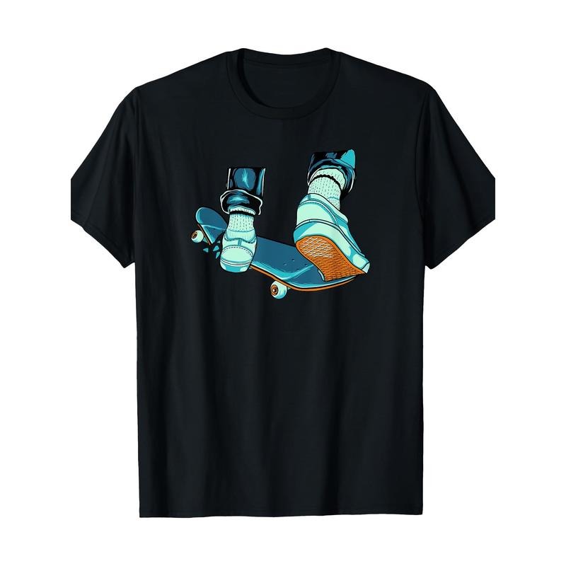 Skateboarder - Skateboarder T-shirt 100% cotton T-shirt Made in USA