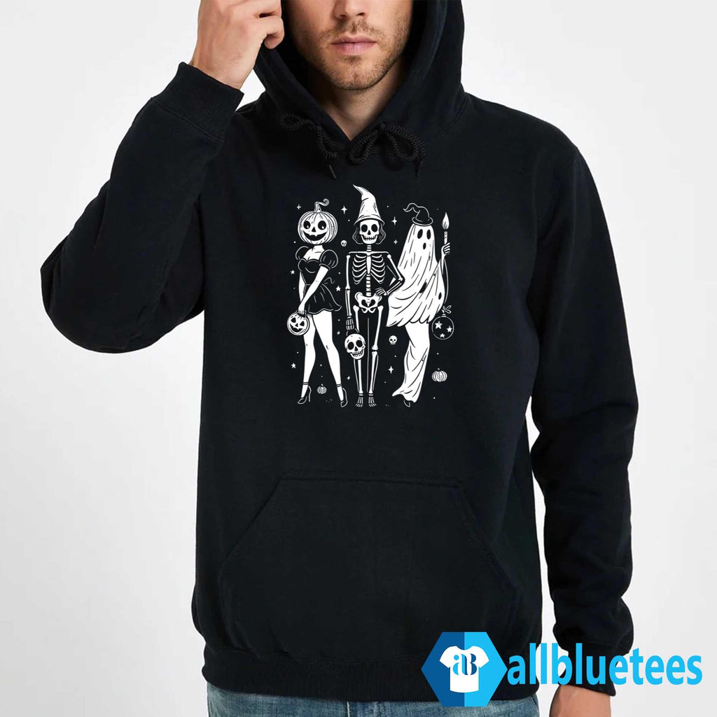 Skeleton Spooky Girl Squad Shirt