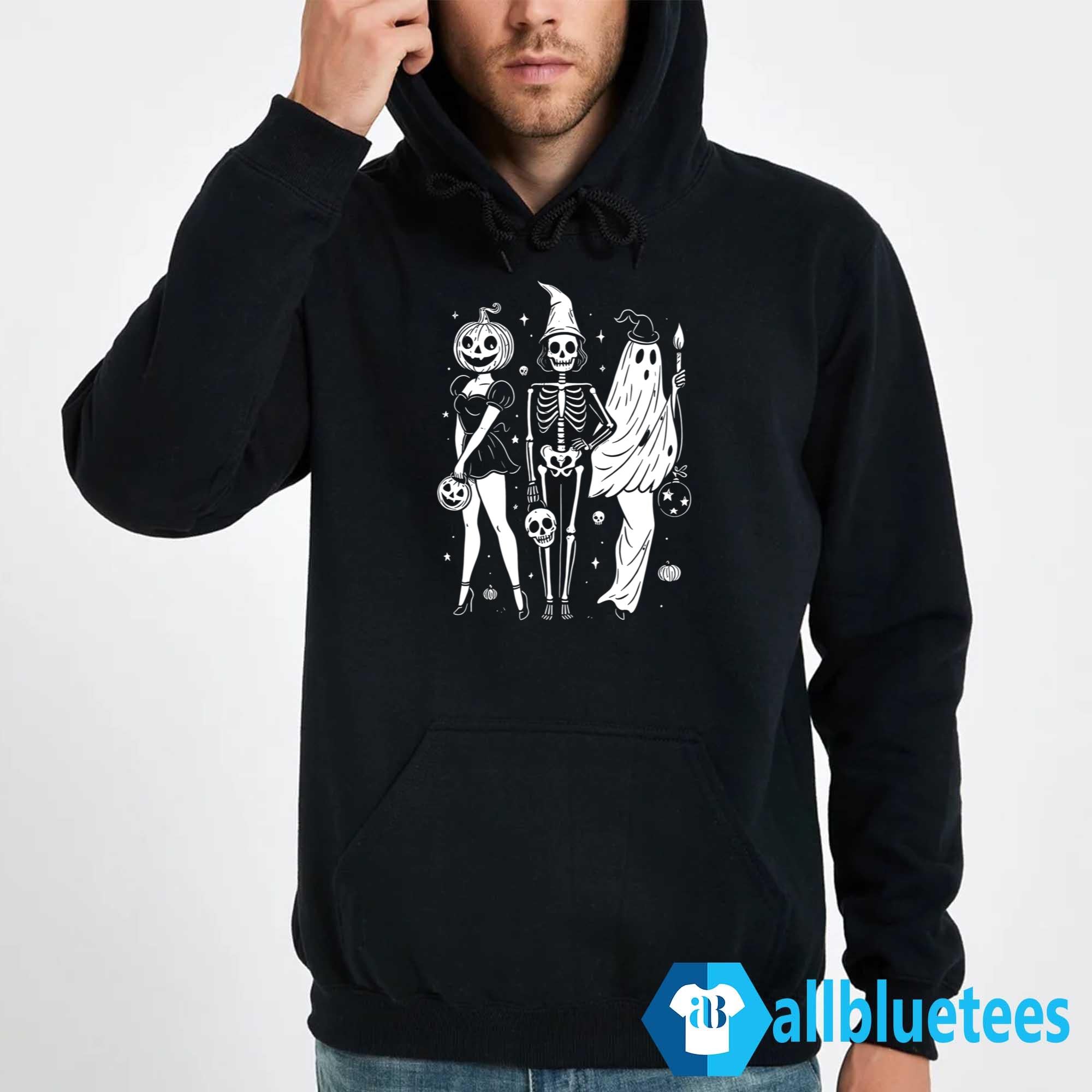 Skeleton Spooky Girl Squad Shirt