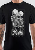 Skeleton The Lovers Black T-Shirt Hoodie, Sweatshirt | CoreVibeTees.com