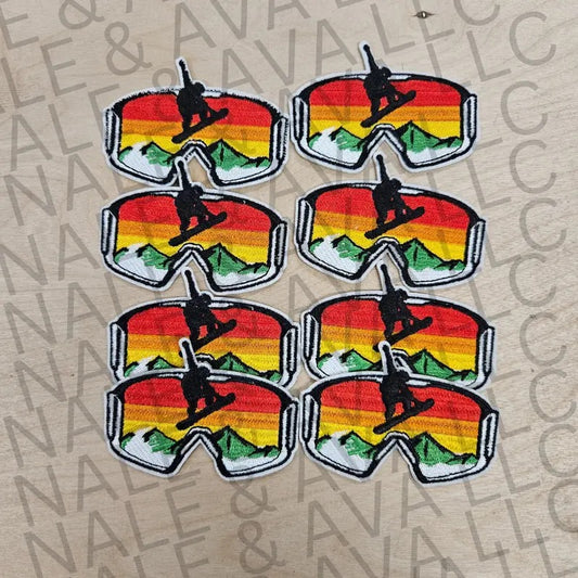 Ski & Goggles Hat Patch (1 Patch)