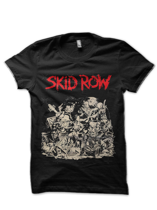 Skid Row Black T-Shirt Style005 Hoodie, Sweatshirt | CoreVibeTees.com