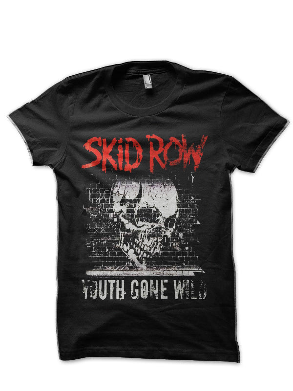 Skid Row Black T-Shirt Style002 Hoodie, Sweatshirt | CoreVibeTees.com