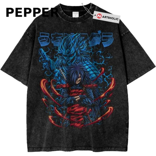 Skull Madara Uchiha T-Shirt, Naruto Shirt, Anime Shirt, Vintage Graphic Tee
