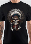 Skull Warrior Indian Chief T-Shirt Hoodie, Sweatshirt | CoreVibeTees.com