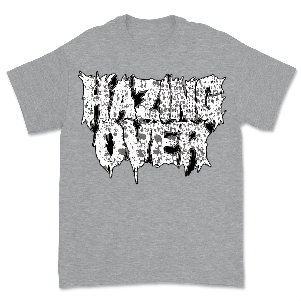 Hazing Over - Monochrome Skull Logo Shirt Hoodie, Sweatshirt | CoreVibeTees.com