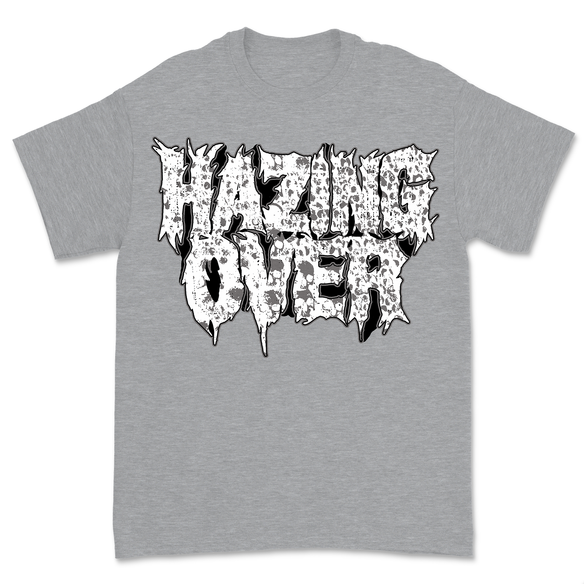Hazing Over - Monochrome Skull Logo Shirt Hoodie, Sweatshirt | CoreVibeTees.com
