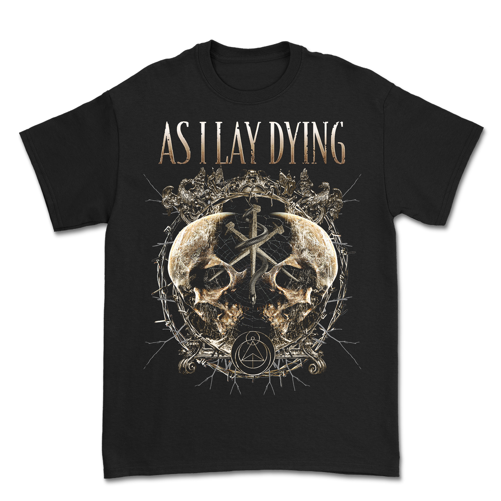 As I Lay Dying - Skull Snake Spike T-Shirt Hoodie, Sweatshirt | CoreVibeTees.com
