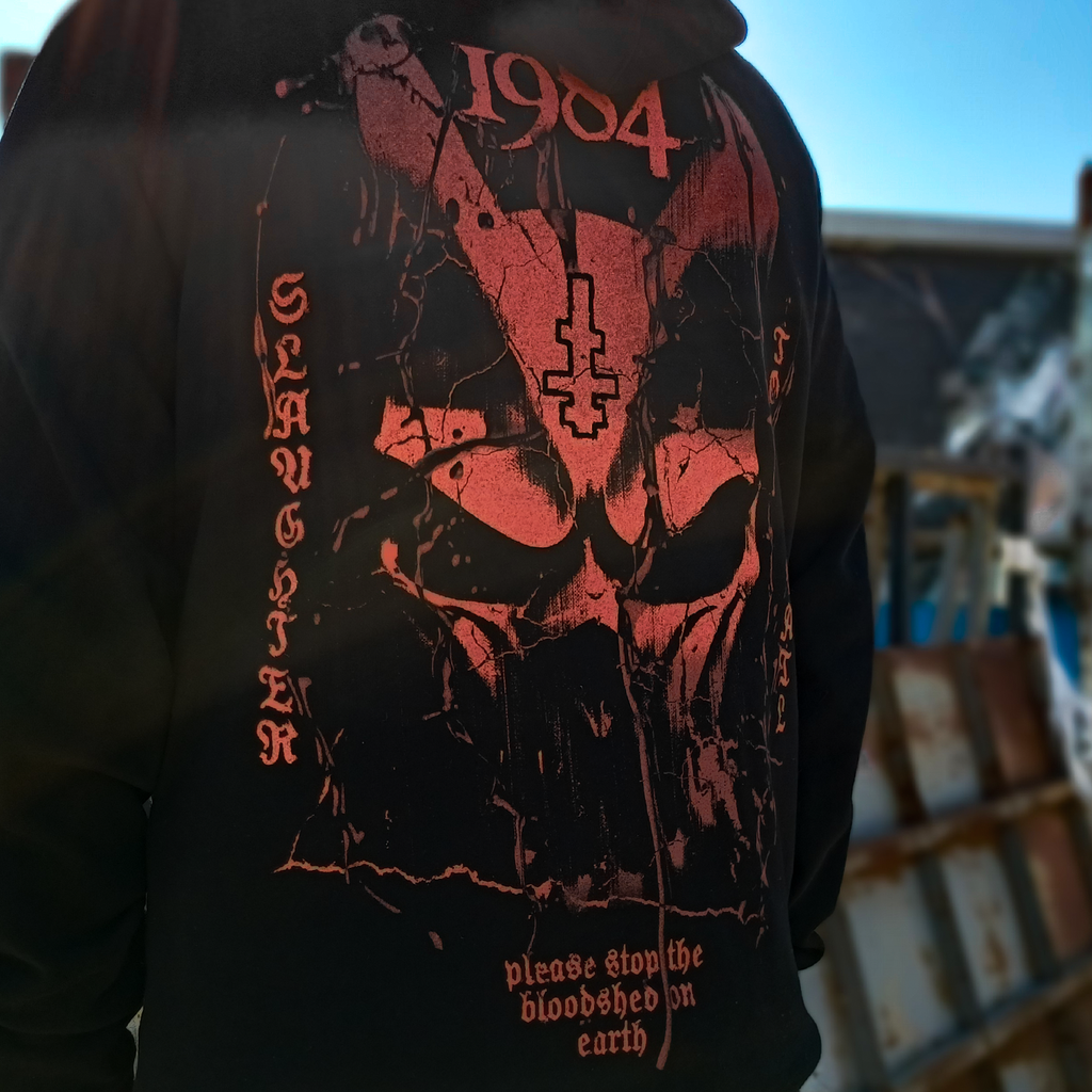Bloodshed Hoodie (Black) T-Shirts, Sweatshirt | CoreVibeTees.com (Image 5)