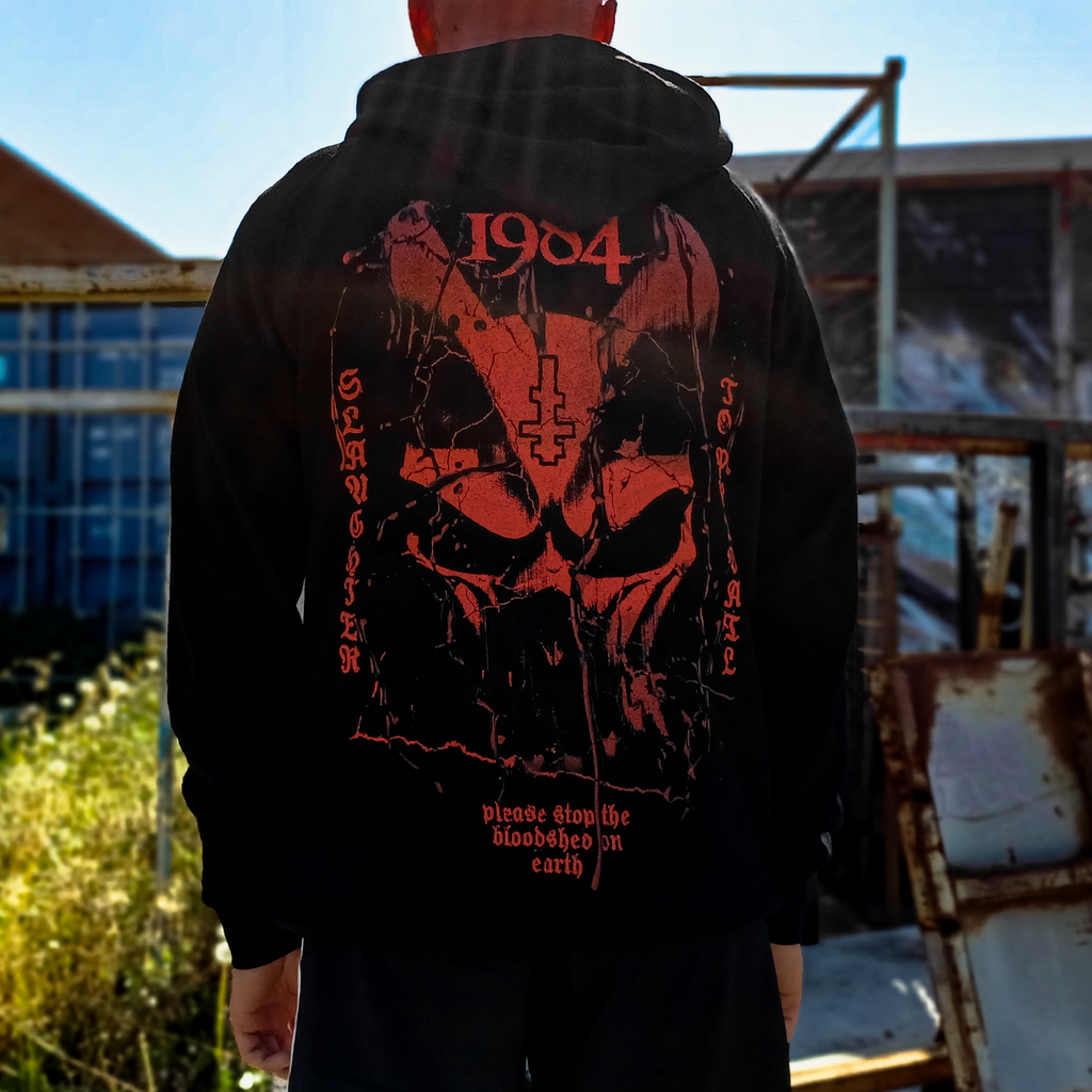 Bloodshed Hoodie (Black) T-Shirts, Sweatshirt | CoreVibeTees.com (Image 4)