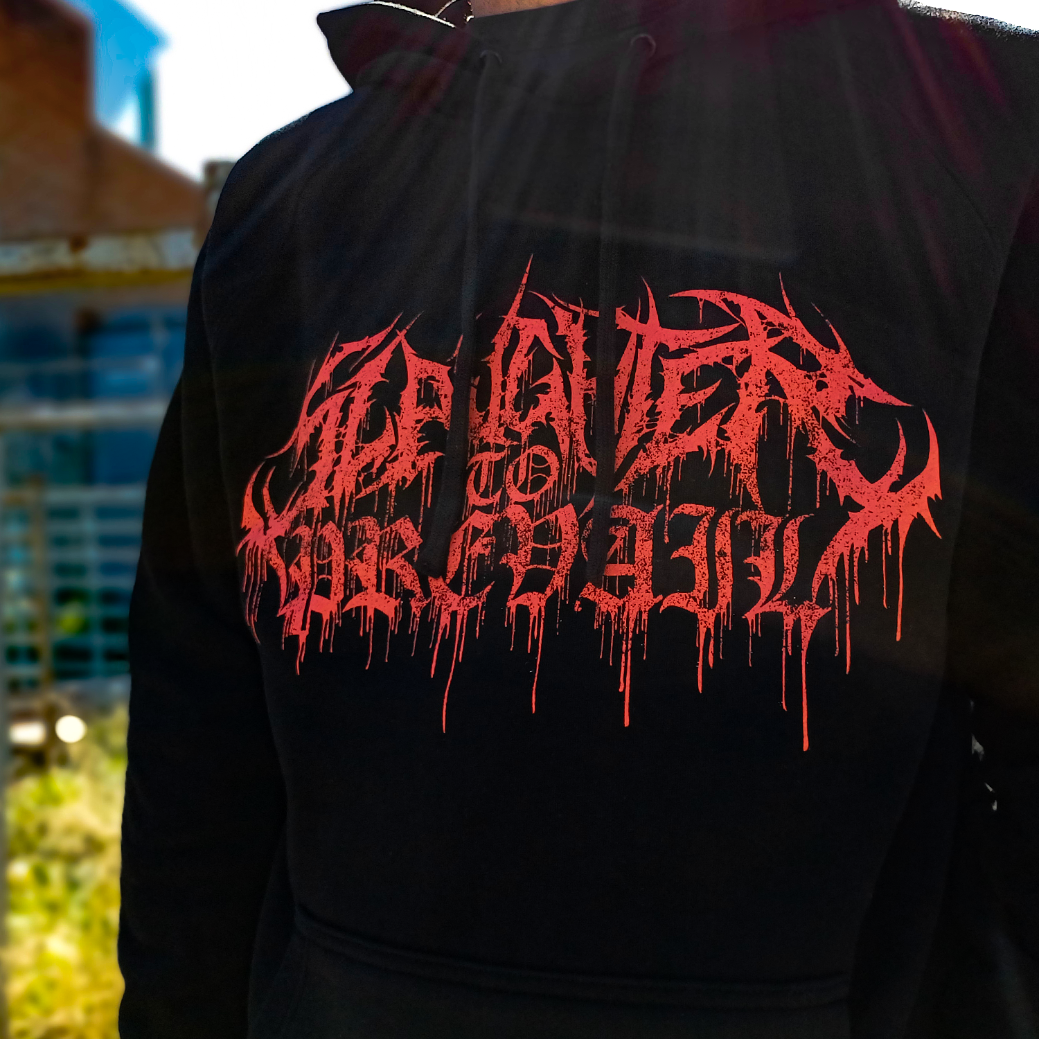 Bloodshed Hoodie (Black) T-Shirts, Sweatshirt | CoreVibeTees.com (Image 3)