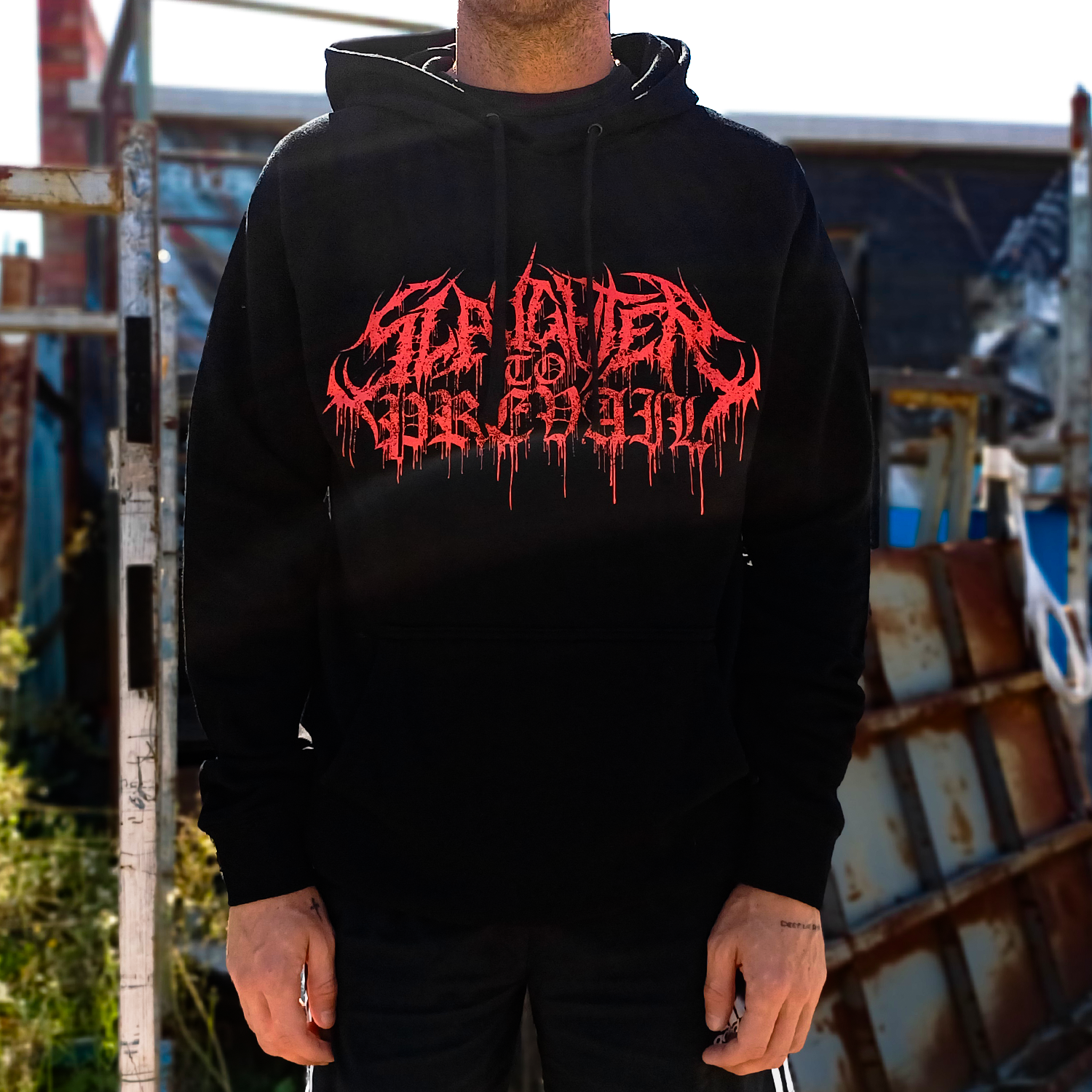 Bloodshed Hoodie (Black) T-Shirts, Sweatshirt | CoreVibeTees.com (Image 2)