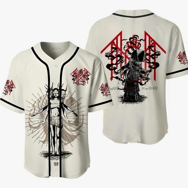 Sleep Token Halloween Baseball Jersey, Sleep Token 3D Baseball Jersey, Music Tour Jersey, Jersey Gift For Him For Her SG XD