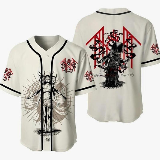 Sleep Token Halloween Baseball Jersey, Sleep Token 3D Baseball Jersey, Music Tour Jersey, Jersey Gift For Him For Her SG XD